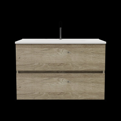Wall Mounted Bathroom Vanity With Ceramic Sink, Floating Bathroom Vanity For Modern Bathroom