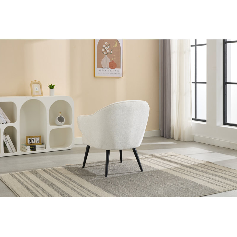 Upholstered Side Chair, Beige