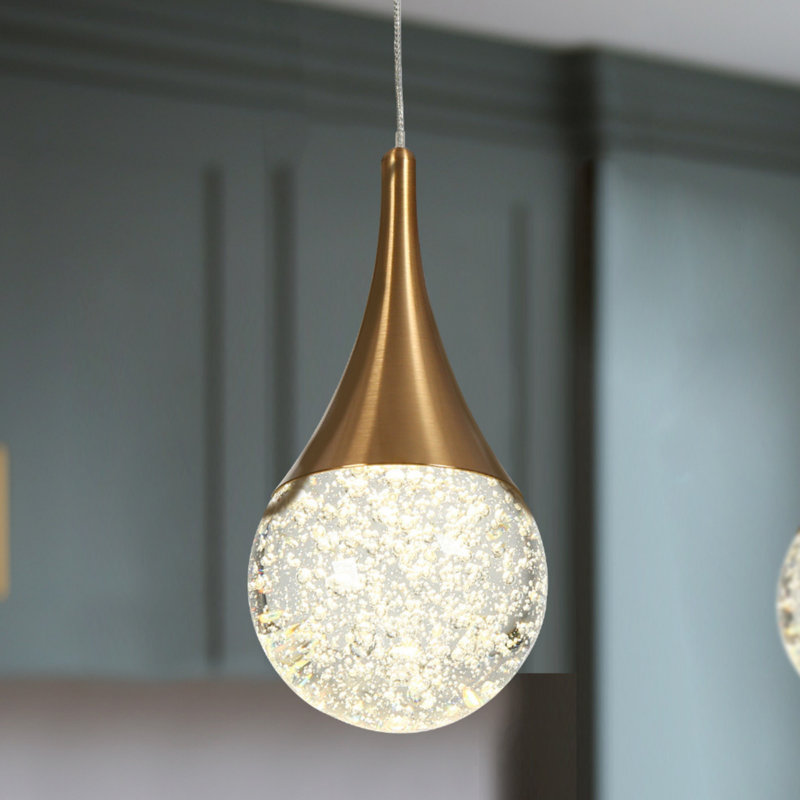 Luminaire suspendu à 1 lumière DEL Chantae