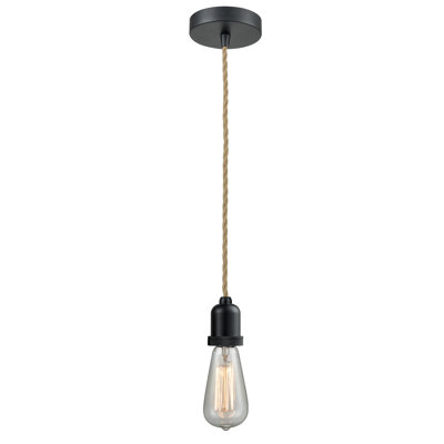 Luminaire suspendu pour une seule ampoule 1 lumières Webber