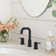 8 In. Bathroom Basin Faucet With Drain Kit In Brushed Nicekl