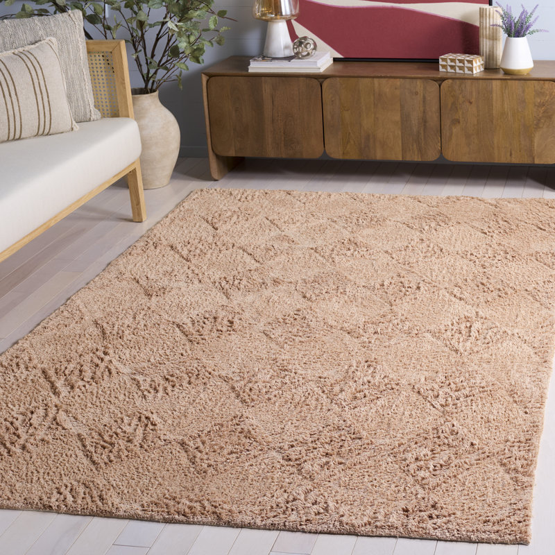 Easy Care 226 Hand Tufted Recycled Cotton Machine Washable Geometric Indoor Use Only Rug, Rectangle 5' x 8'