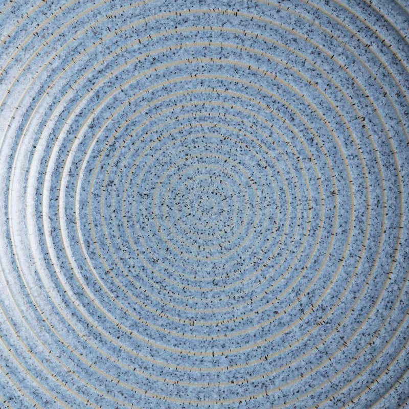 Denby Studio Blue Flint Large Ridged Bowl