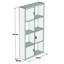 Lorin 151.4 cm H x 77.8 cm W Cube Bookcase
