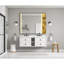 Le meuble-lavabo mural de 60 po convient aux lavabos doubles, armoire seulement (comptoir et lavabos non inclus)