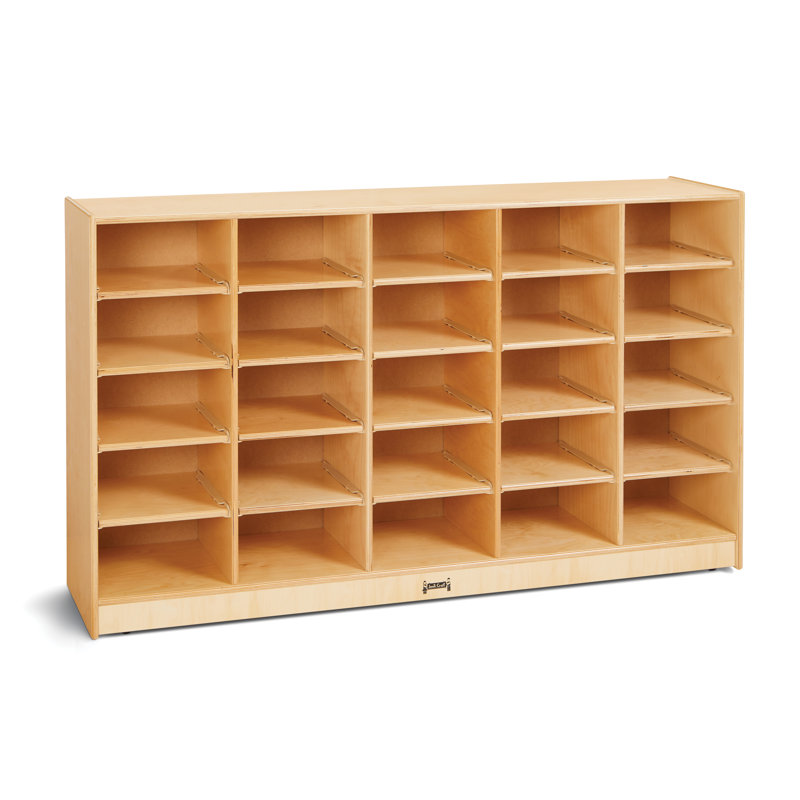 Rangement mobile à 25 bacs Jonti-Craft®, Aucun, Contre-plaqué