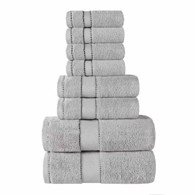 Niles 8-Piece Giza Cotton Towel Set