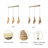 Clema 3-Light Rattan Linear Pendant