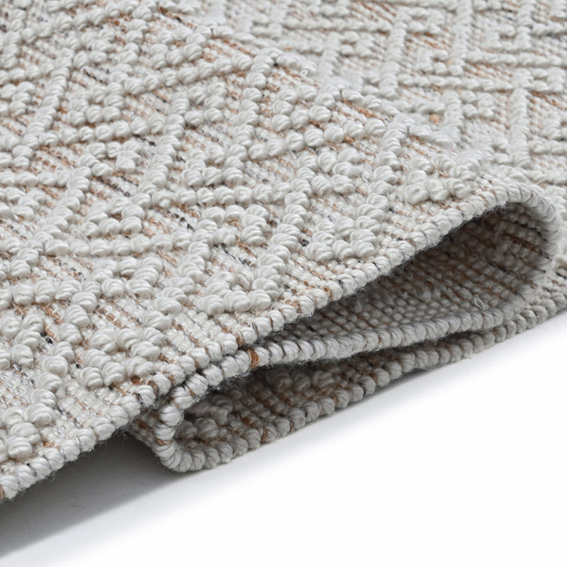 Global Recycled Standard Pearly Hand-Woven Loop Pile Recycled Rug Pecan Brown, Rectangle 5' x 8'