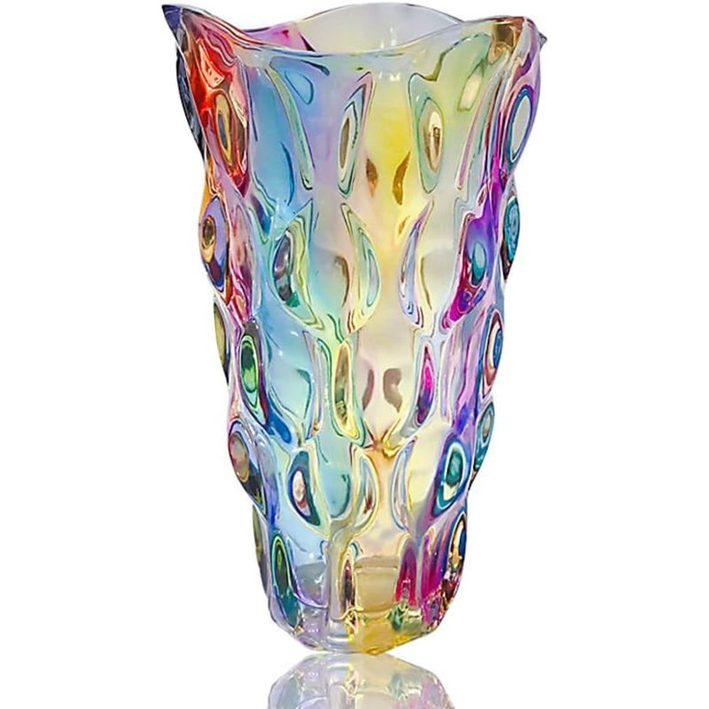 Kaitly Glass Table Vase, Sparkle Color