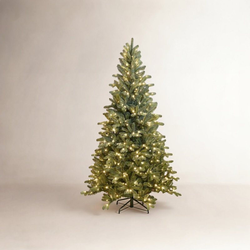 Arbre de Noël épinette bleu pré-éclairé, 7 pi