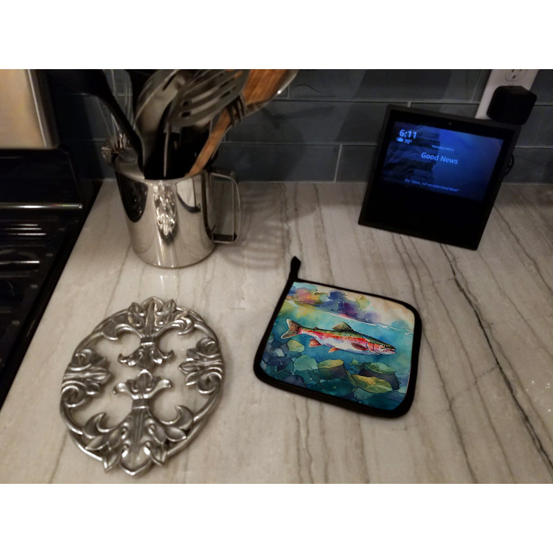 Caroline's Treasures Nautical Collection Polyester Potholder Set