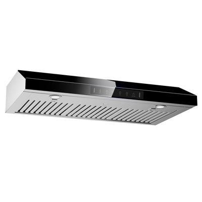 VIKIO 36" 900 CFM Ducted Under Cabinet Range Hood in with Removable GU10 LED and Gesture Control
