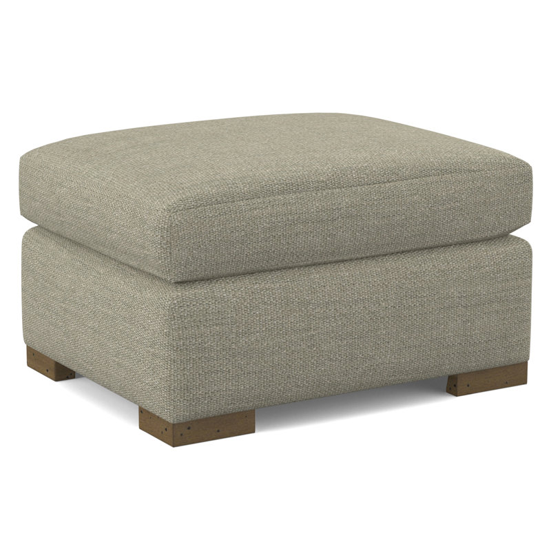 Square Ottoman, Weathered Gray, 61353-71