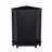 Bathroom Cabinet Triangle Corner Storage Cabinet With Adjustable Shelves Modern Style MDF Board