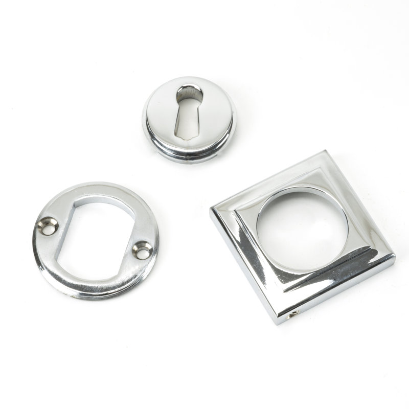 Escutcheon Door Accessory, Polished Chrome