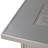 Georgeanna Rectangle Aluminum Propane Fire Pit Table-499824694