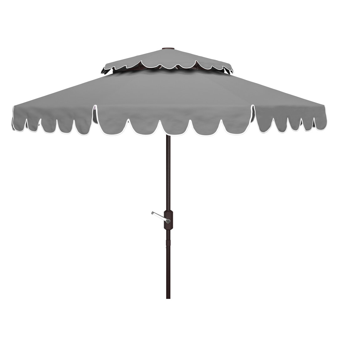 Bourbana 108'' Market Umbrella Arlmont & Co. Fabric 
