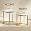 C Table Semi-Circle Side Table Set