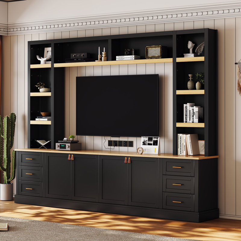 Entertainment Centre For Tvs Up To 75", Black