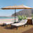 Marick 181'' x 108'' Rectangular Lighted Market Umbrella-617369561