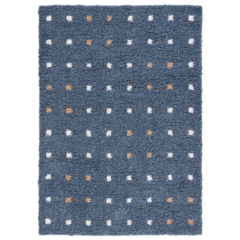 Tapis à pois Calico Performance, Rectangle 5 pi 3 po x 7 pi 6 po