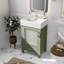 Meuble-lavabo sophistiqué avec lavabo en céramique durable et rangement abondant pour les espaces compacts-1675214913