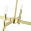 Lustre traditionnel à 4 lumières de style bougie Bucoli-144215837