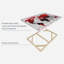 «Crimson World Map», reproduction sur toile-92518207
