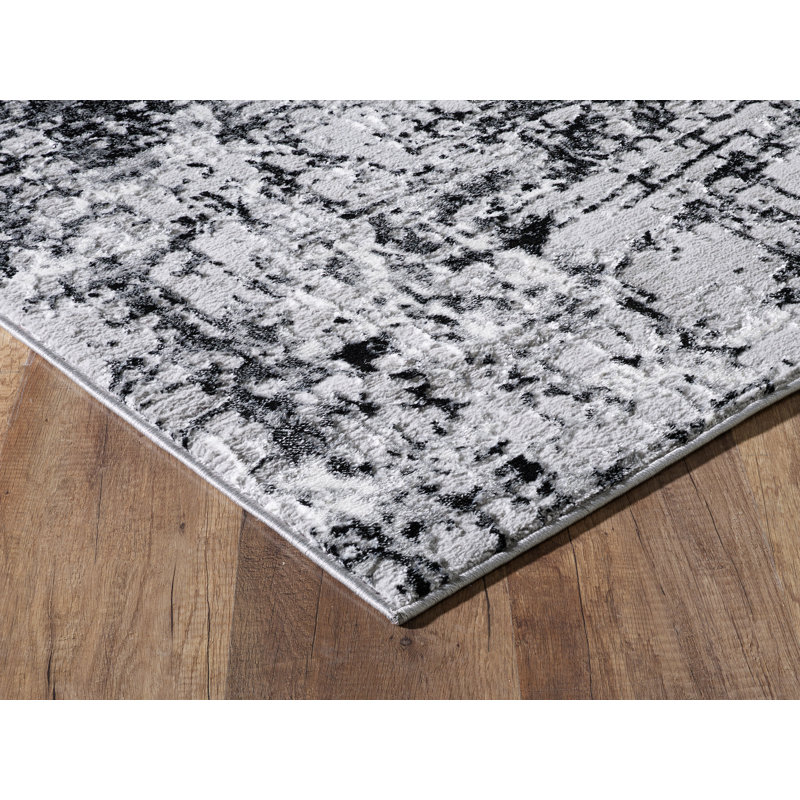 Forysthe Abstract Area Rug, Rectangle 60 x 110cm