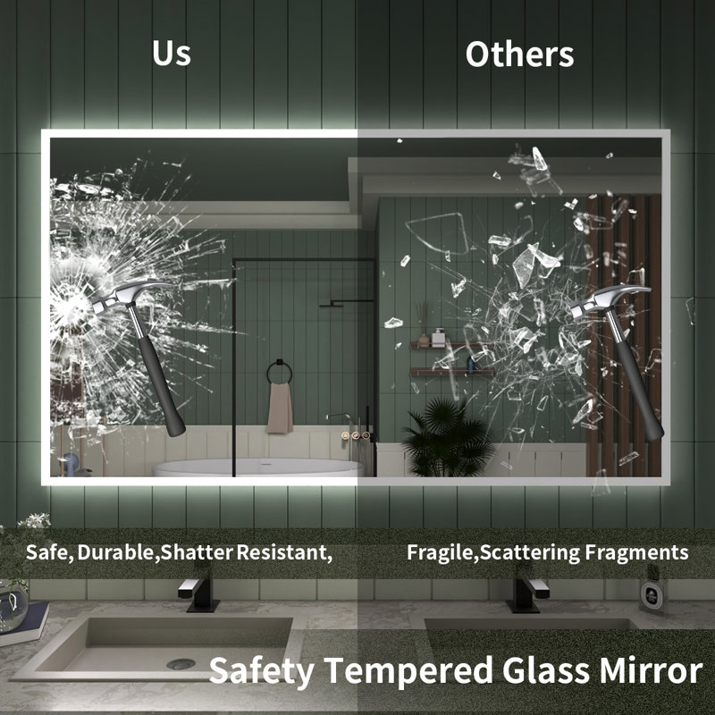 Rectangle Wall Mirror, 36" x 60"