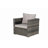 Opaline 5-Piece All Weather Rattan/Wicker Outdoor Conversation Set With Cushions-1423295314