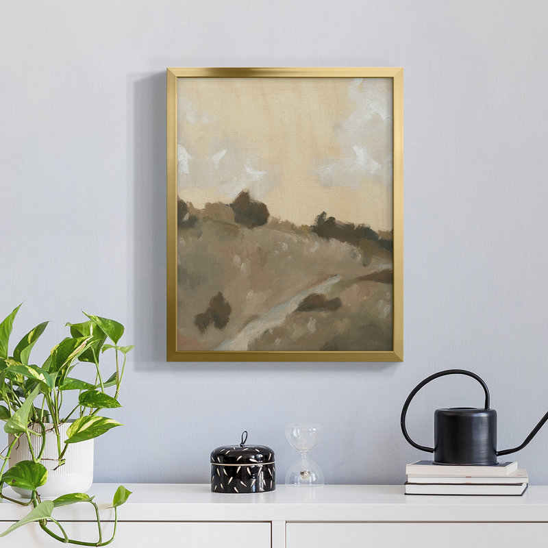 " Hillside Walking Path IV " Painting Print