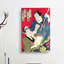 Two Male Actors by Toyohara Kunichika - Wrapped Canvas Painting-55329399