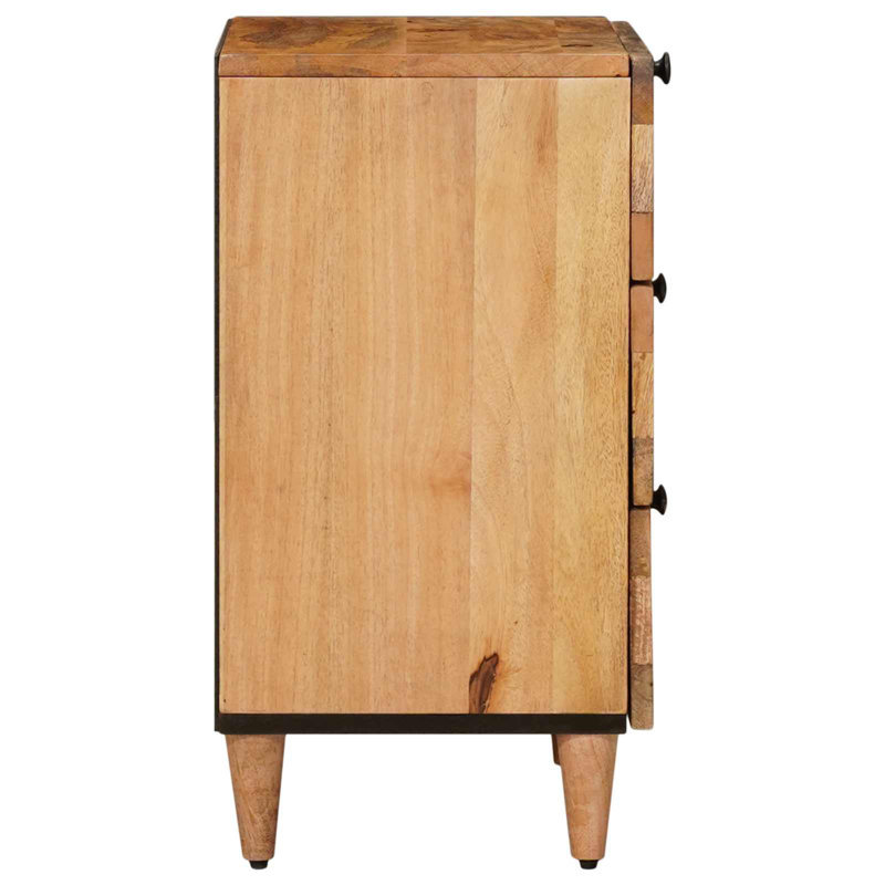 50cm W Solid Wood Bedside Table