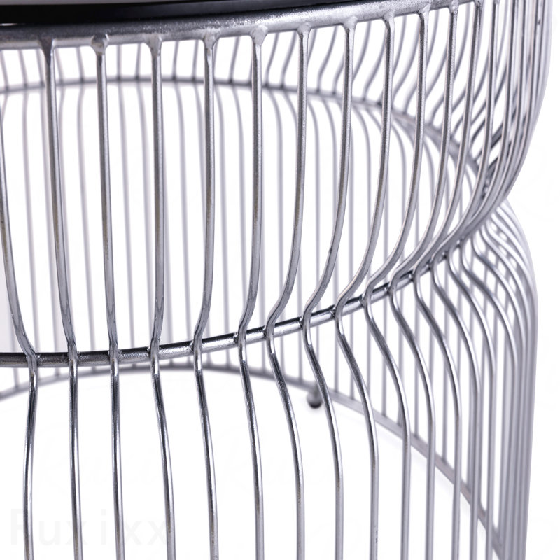 Table basse ronde Modern Modern, Argent
