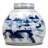 Blue and White Landscape Tea Jar