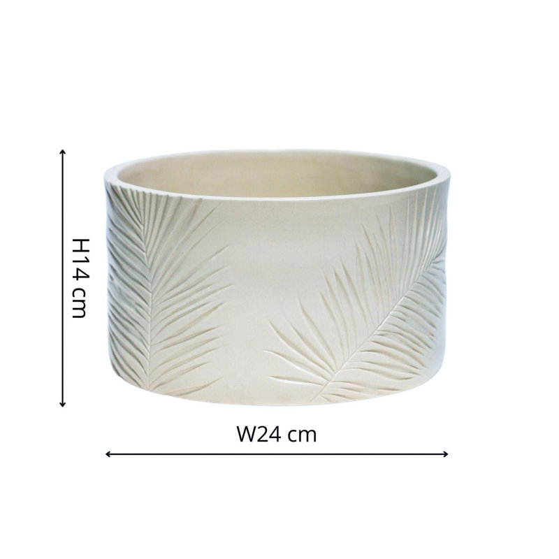 Pot Planter, Ivory