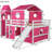 Loft Bed with Slide, Tent and Tower-1630791881-1641578027
