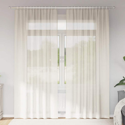 Semi Sheer Curtain Pair
