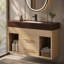 Ensemble de meuble-lavabo mural flottant 29,9 po-135276513