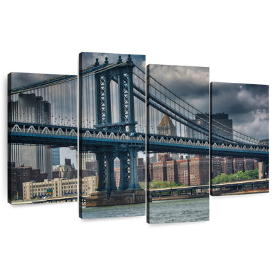 Blustery Manhattan Bridge