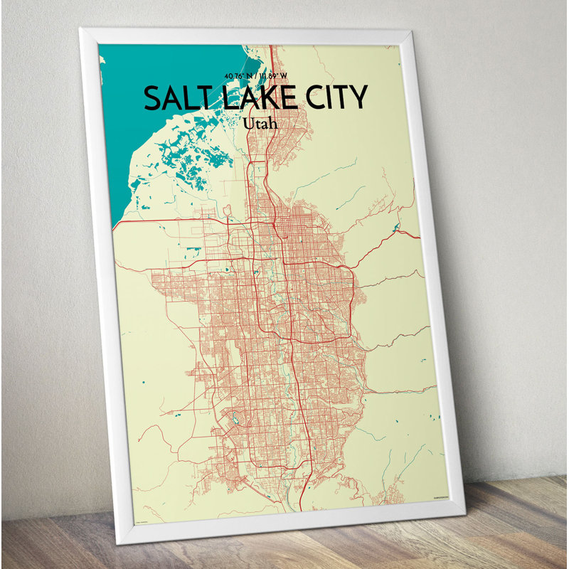 Salt Lake - No Frame Print, 61 cm H x 45.7 cm W x 0.1 cm D