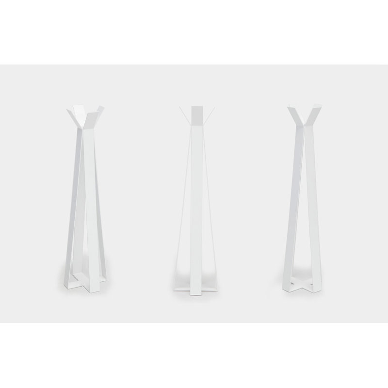 IDMIYFM 4 - Hook Coat Rack, White