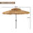 Carachure Lighted Hawaiian Style Thatched Umbrella-530215482