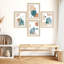 "Décoration murale de formes botaniques et géométriques relaxantes et minimalistes" 4 pièces-101519891-101519892