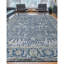 Hand Knotted Wool Area Rug in Blue-918954827