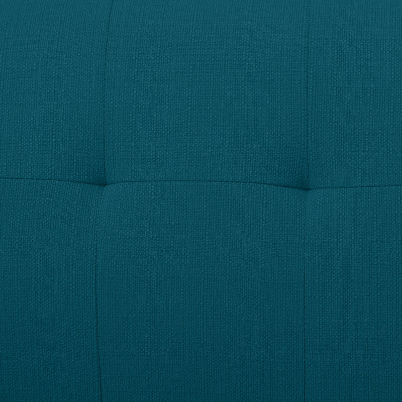 Valeria Upholstered 30 " Sofa, Peacock Blue Polyester