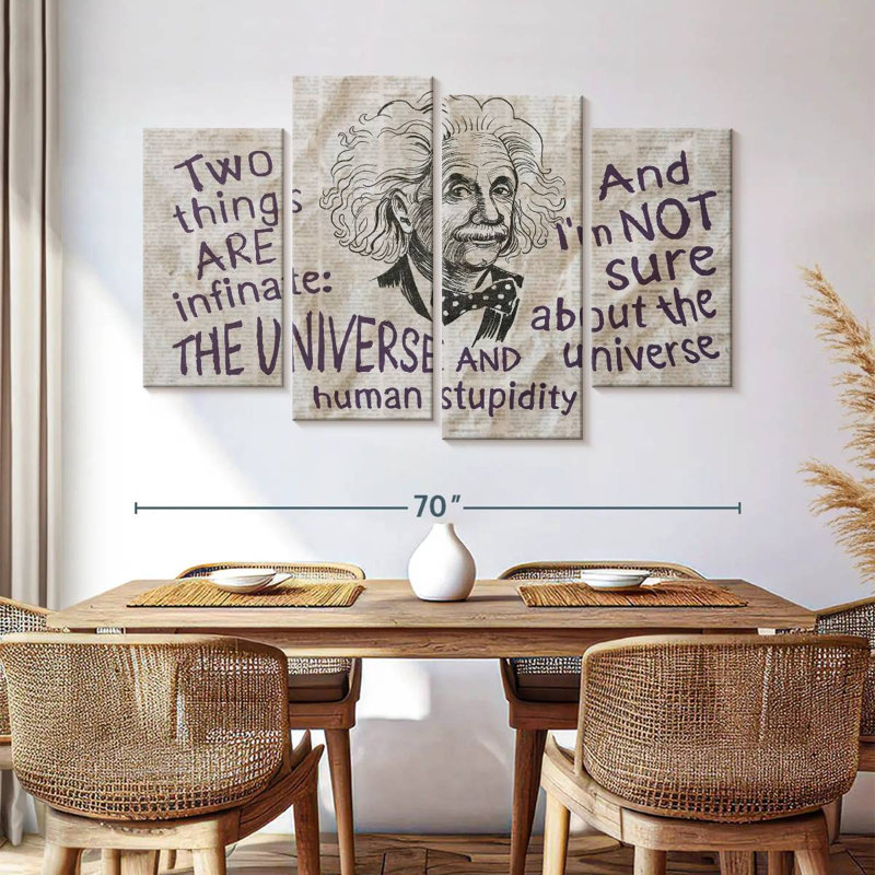 Infinite Universe And Stupidity, 42" H x 68" W