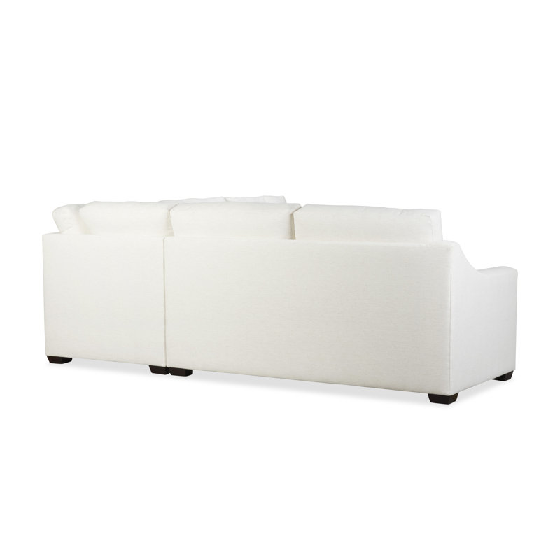 Cranbrook Upholstered L-Shaped Sectional Symmetrical, Conversation Pearl Basketweave
